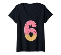 Femme Six Seven Ice Cream 67 Fun Mason Meme Easy Halloween Costume T-Shirt avec Col en V