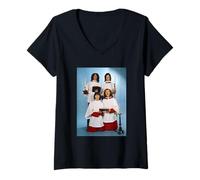Femme Slade Oui-Oui Support Band at Christmas Merry Xmas Everybody T-Shirt avec Col en V