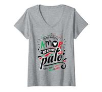 Femme Slang Words Dichos Mexicano Frases Motivacionales Latinos T-Shirt avec Col en V