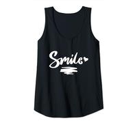 Femme Smile Heart & Love Minimalist Femme Débardeur