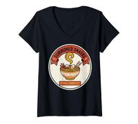 Femme Snack Summoner Funny Conjured Meal Saying T-Shirt avec Col en V