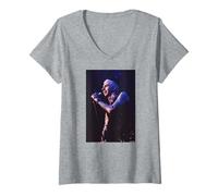 Femme Soft Cell Pop Duo Live Marc Almond par Andy Willsher T-Shirt avec Col en V