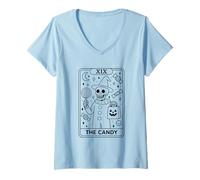 Femme Sois Calme et sache Que Je suis Dieu T-Shirt avec Col en V
