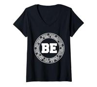 Femme Sois incroyable, humble, déterminé, calme, courageux, gentil, positif T-Shirt avec Col en V