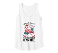 Femme Sois toi-même, sauf si tu peux être un flamant rose Débardeur