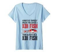 Femme Sois Toujours toi-même, sauf si tu Peux être Un Poisson koï T-Shirt avec Col en V