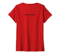 Femme Soixante-dix ans T-Shirt avec Col en V