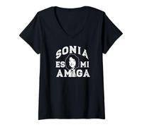 Femme Sonia EST Mon Amie Sonia Sotomayor SCOTUS Justice Meme T-Shirt avec Col en V