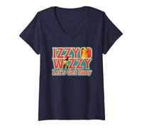 Femme Sooty Izzy Wizzy Cape magique Let's Get Busy T-Shirt avec Col en V
