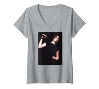 Femme Sophie Ellis-Bextor Disco Pop Chanteur Andy Willsher T-Shirt avec Col en V