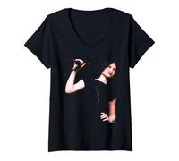 Femme Sophie Ellis-Bextor Groovejet Chanteuse Pop Andy Willsher T-Shirt avec Col en V