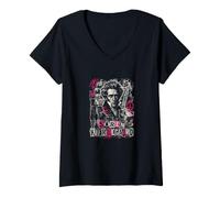 Femme Soren Kierkegaard Philosophie existentielle T-Shirt avec Col en V