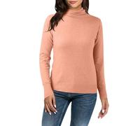 Femme sous Vetement Solide Ajustée Pulls Col Roulé Manches Longues Chaud Hiver Base Layer élastique Sweatshirt et élégant sous Pull Haut Toucher Doux et Souple (L)