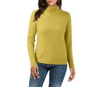 Femme sous Vetement Solide Ajustée Pulls Col Roulé Manches Longues Chaud Hiver Base Layer élastique Sweatshirt et élégant sous Pull Haut Toucher Doux et Souple (Green, XXL)