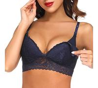 Femme Soutien-Gorge Allaitement Rembourré Dentelle sans Armature d'allaitement en Dentelle sous-vêtement de Maternité Grossesse Bra Haut Allaitement Vetement Grande Taille