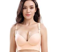 Femme Soutien Gorge Post Operatoire Sport Fermeture Devant sans Armature Brassiere Yoga Soutien-Gorge Push-Up Sans Armatures Bonnets EmboîTants Grandes Tailles à Sept Boutonnages