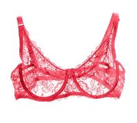 Femme Soutien Gorge Transparent avec Armature Minimiseur Dentelle Bralette Push Up Bra Soldes Soutiens-Gorge Classiques Forte Poitrine Brassiere Confortable Soutien-Gorge pour Quotidien Sport Yoga