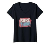 Femme Soyez clair avec cette tenue sûre T-Shirt avec Col en V
