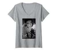 Femme Spaceman Babylon Zoo Singer Jas Mann par Andy Willsher T-Shirt avec Col en V