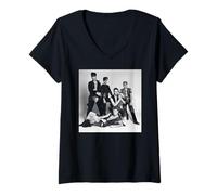 Femme Spandau Ballet Journeys to Glory 1981 Portrait de Groupe T-Shirt avec Col en V