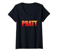 Femme Spencer Pratt for LA California Mayor - Minimal Text Sunrise T-Shirt avec Col en V