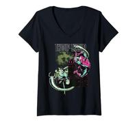 Femme Spider-Man Thwip Thwip T-Shirt avec Col en V