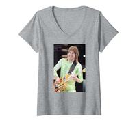 Femme Spinal Tap Christopher Guest Break Like The Wind Era 1992 T-Shirt avec Col en V