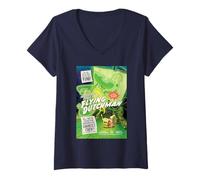Femme Spongebob Squarepants Flying Dutchman T-Shirt avec Col en V