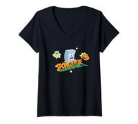Femme Spongebob Squarepants Halloween Funny T-Shirt avec Col en V