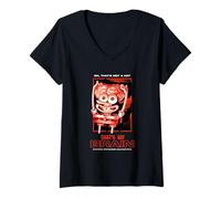 Femme Spongebob Squarepants That's My Brain T-Shirt avec Col en V
