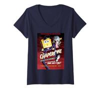 Femme Spongebob Squarepants The Chaperone T-Shirt avec Col en V