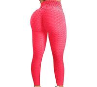 Femme Sport Legging Moulant Yoga - Grande Taille Pantalon de Compression Sport Yoga Opaque Fitness Course Collants Pants Confort Sexy Couleur Unie