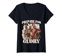 Femme SPQR Warrior Legionär Centurion Roms - Césars T-Shirt avec Col en V