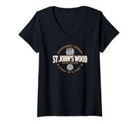 Femme St John's Wood Northwest London Coordonnées Label 2C T-Shirt avec Col en V