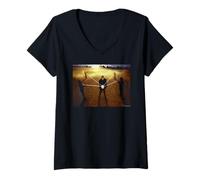 Femme Star Trek Acteur Leonard Nimoy Desert Scene Michael Grecco T-Shirt avec Col en V
