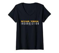 Femme Star Trek Insurrection Logo T-Shirt avec Col en V