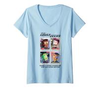 Femme Star Trek Lower Deck Portraits T-Shirt avec Col en V