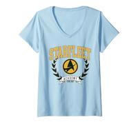 Femme Star Trek Starfleet Academy Delta Icon T-Shirt avec Col en V