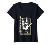 Femme Star Trek: The Original Series Live Long and Prosper Vulcan T-Shirt avec Col en V