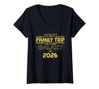 Femme Star Wars Best Family Trip in The Galaxy 2026 Vacation T-Shirt avec Col en V