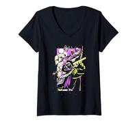 Femme Star Wars Classic Group Shot Epic Galaxy Action Poster T-Shirt avec Col en V