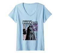 Femme Star Wars Dark Side Vader Become My Apprentice T-Shirt avec Col en V