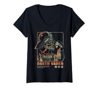 Femme Star Wars Darth Vader You Underestimate The Power T-Shirt avec Col en V