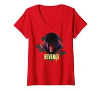 Femme Star Wars Maul Shadow Lord Revenge Scowling Sith Lord Maul T-Shirt avec Col en V