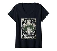 Femme Star Wars St. Patrick's Day Mos Eisley Cantina Pub Crawl T-Shirt avec Col en V