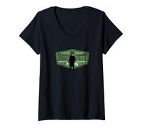 Femme Star Wars The Book of Boba Fett Outlaw Legend Bounty Hunter T-Shirt avec Col en V