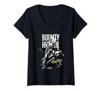 Femme Star Wars: The Mandalorian and Grogu Movie Play Nice T-Shirt avec Col en V