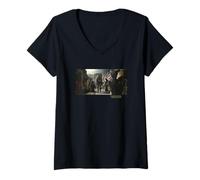 Femme Star Wars The Mandalorian Concept Art T-Shirt avec Col en V