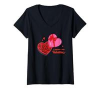 Femme Star Wars Valentine's Day Chocolates I Chews You Valentine T-Shirt avec Col en V