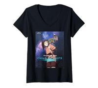 Femme Star Wars Visions Volume 3 The Ninth Jedi: Child of Hope T-Shirt avec Col en V